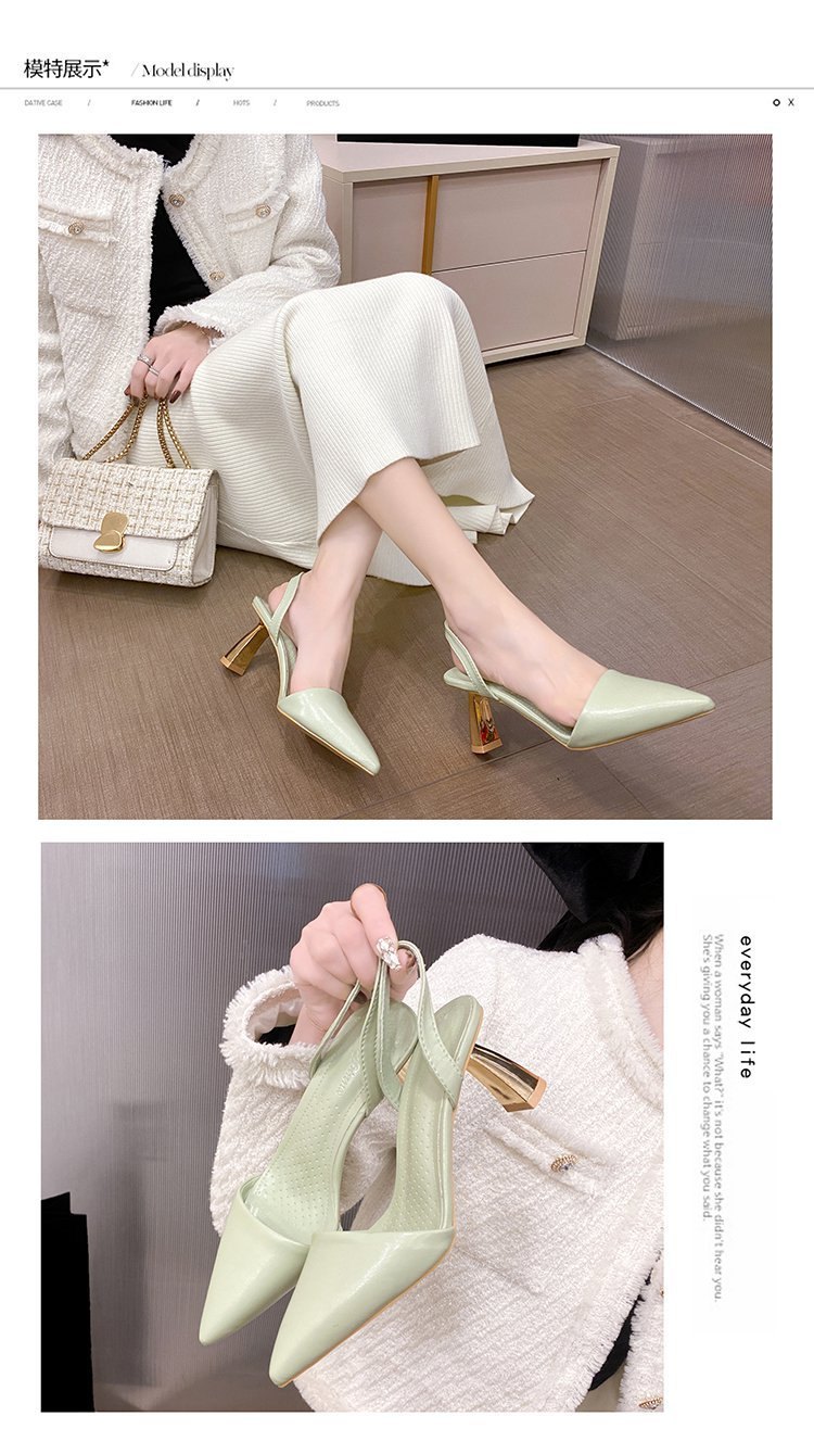 24HA48.18 - GIÀY SANDAL CAO GÓT NỮ