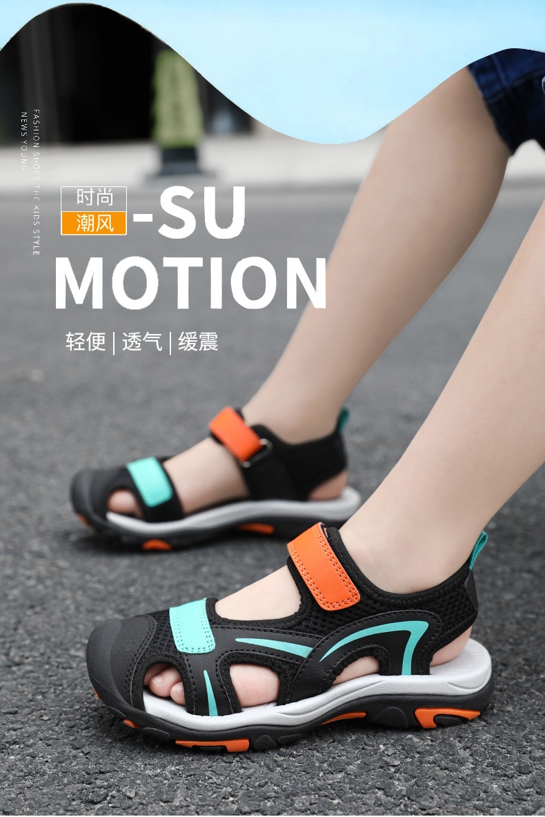 24HA48.32 - SANDAL BÉ TRAI CAO CẤP