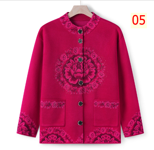 24HA58.23 - ÁO CARDIGAN NỮ TRUNG NIÊN