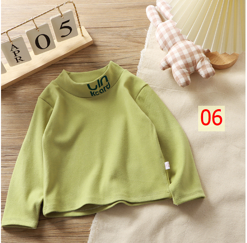 24HA58.12 - ÁO GIỮ NHIỆT CỔ CHỮ CHO BÉ