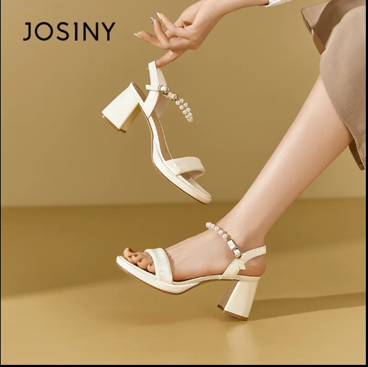 24HA78.32 - SANDAL QUAI NGỌC TRAI JOSINY