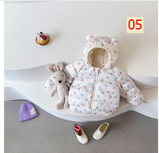 24HA78.13 - ÁO KHOÁC PHAO HOẠ TIẾT CHO BÉ