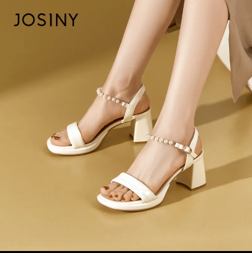 24HA78.32 - SANDAL QUAI NGỌC TRAI JOSINY