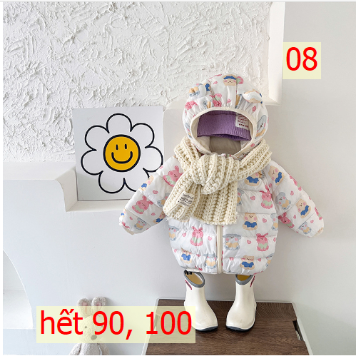 24HA78.13 - ÁO KHOÁC PHAO HOẠ TIẾT CHO BÉ