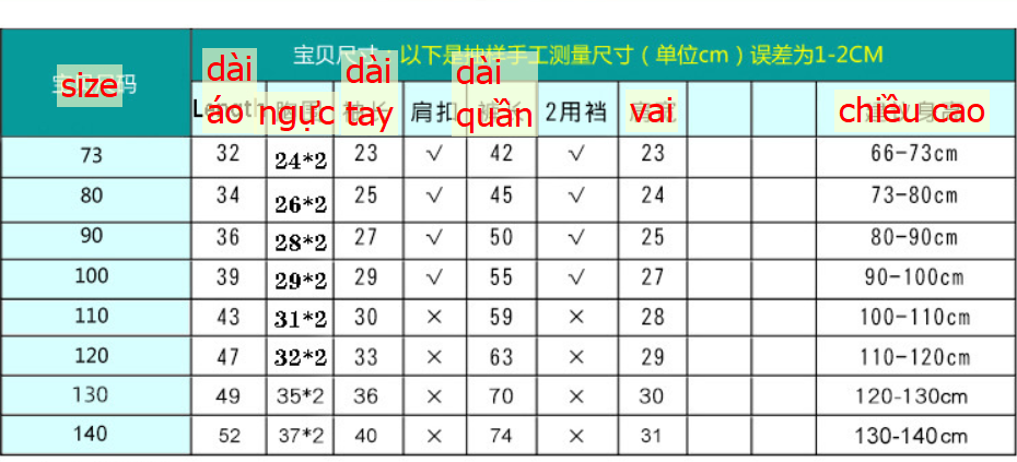 24HA88.15 - SET 2 BỘ COTTON MẶC NHÀ SIZE 73-110