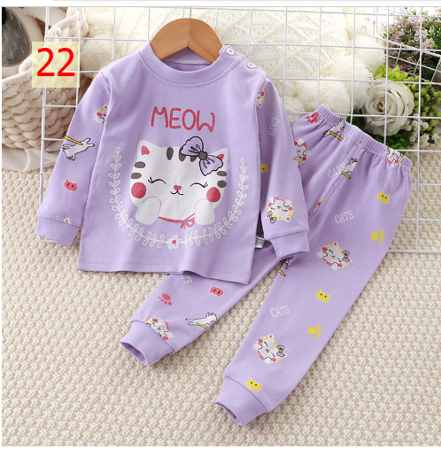 24HA88.17 - SET 2 BỘ COTTON MẶC NHÀ SIZE 120-140
