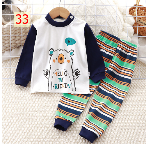 24HA88.17 - SET 2 BỘ COTTON MẶC NHÀ SIZE 120-140