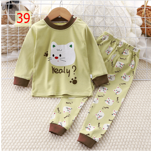 24HA88.17 - SET 2 BỘ COTTON MẶC NHÀ SIZE 120-140