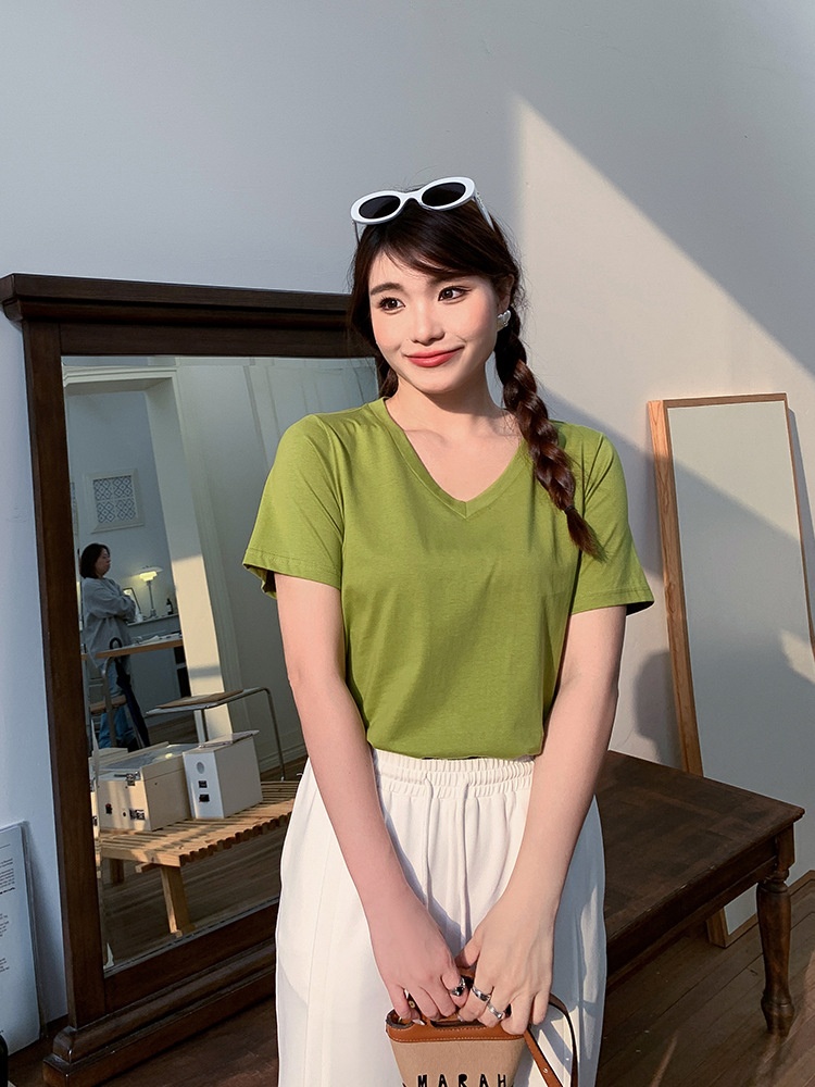 24HA98.06 - ÁO THUN CỔ V BIG SIZE