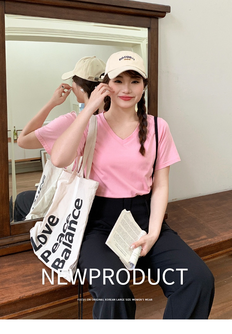 24HA98.06 - ÁO THUN CỔ V BIG SIZE
