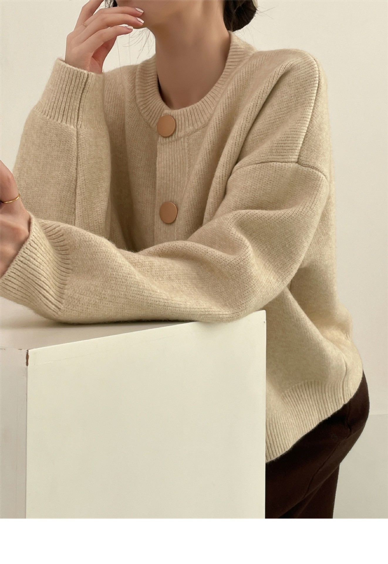24HA98.15 - ÁO CARDIGAN LEN NỮ