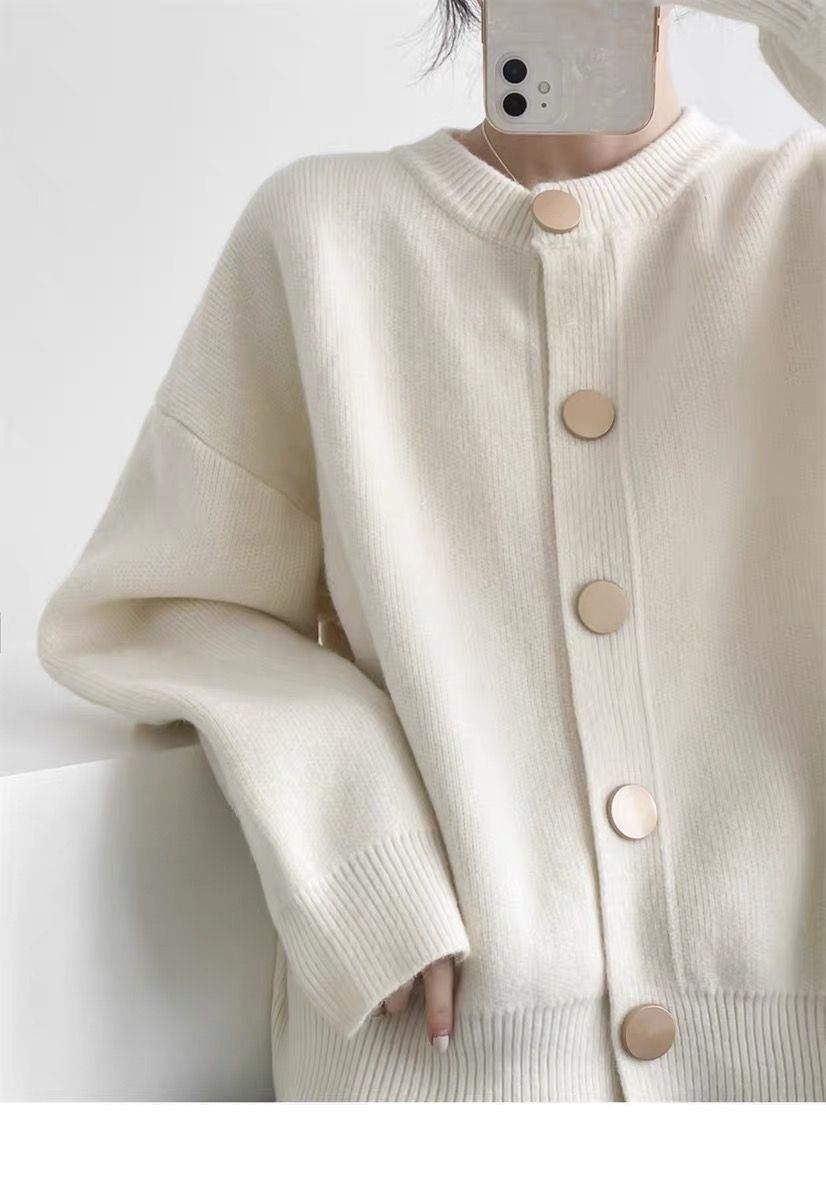 24HA98.15 - ÁO CARDIGAN LEN NỮ