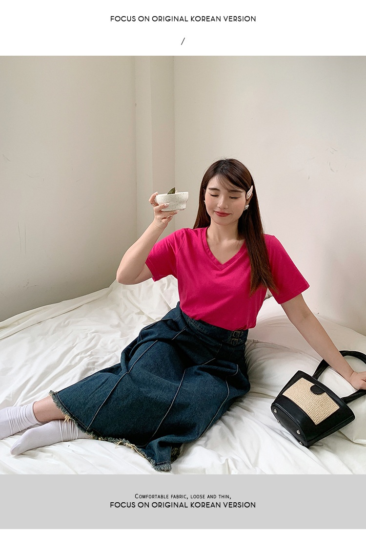 24HA98.06 - ÁO THUN CỔ V BIG SIZE