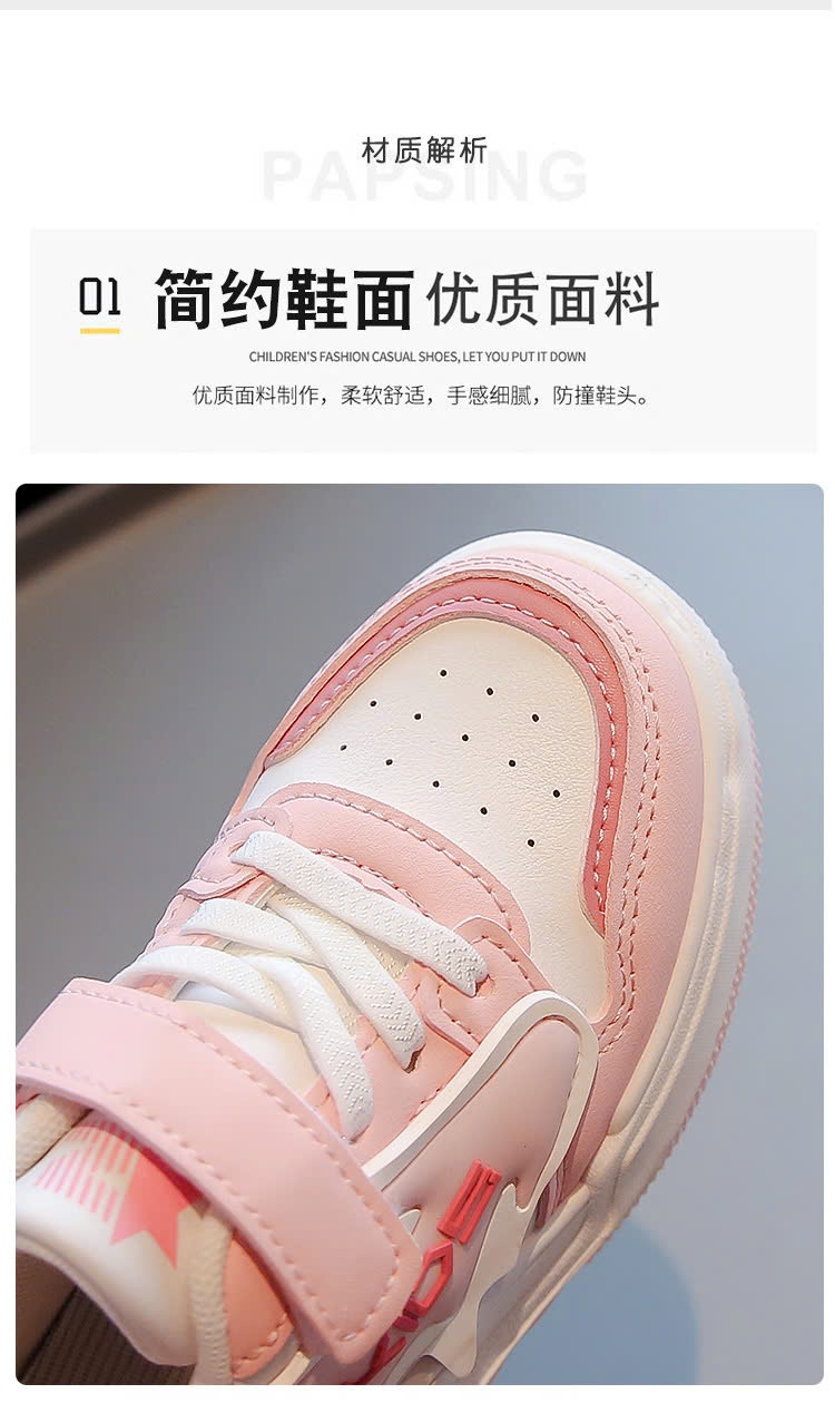 24HA108.32 - GIÀY QUAI DÁN KIDS CHO BÉ