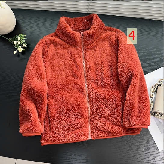 24HA108.24 - ÁO KHOÁC LÔNG CỪU CHO BÉ