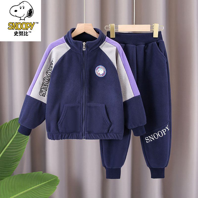 24HA118.29 - BỘ NỈ SNOOPY CHO BÉ