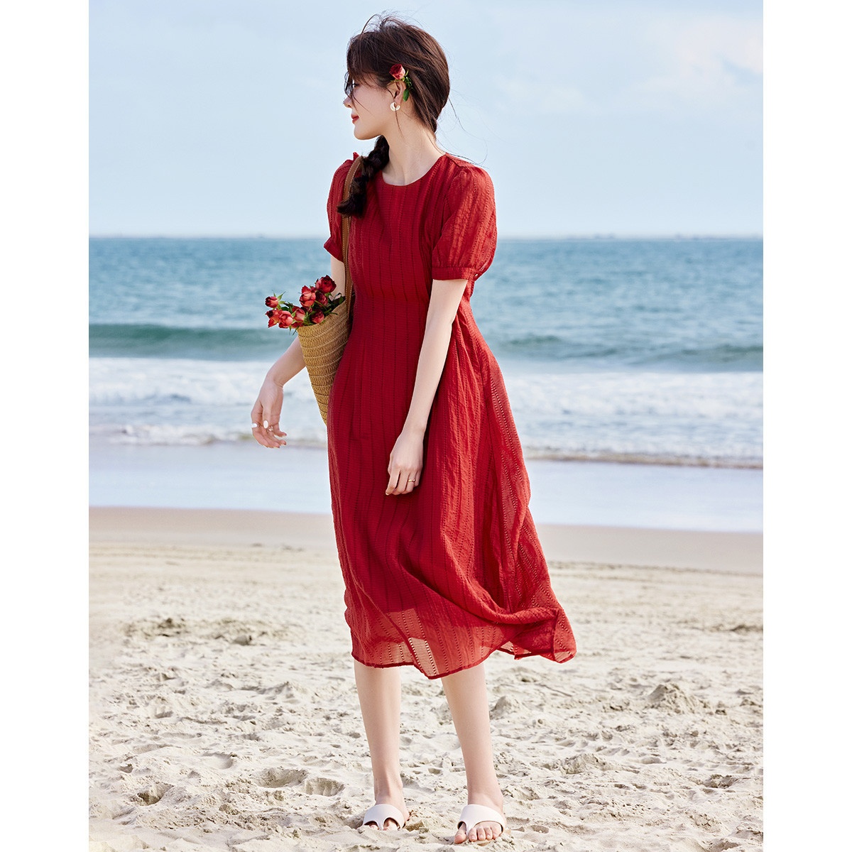 24HA118.02 - VÁY TENCEL NỮ