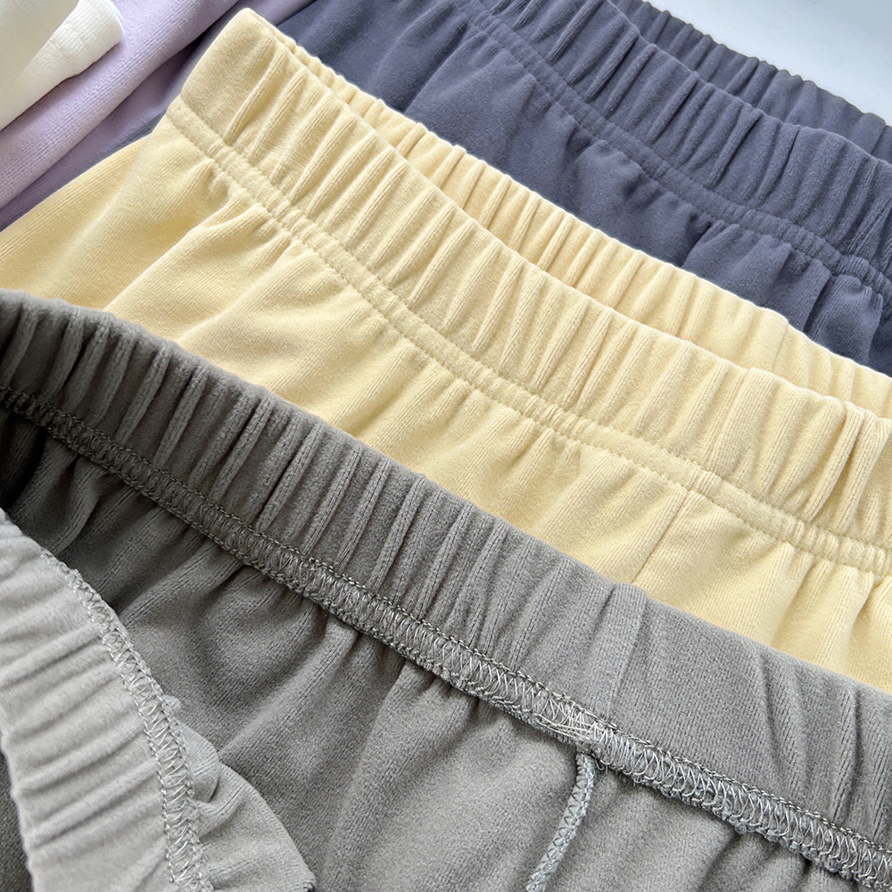 24HA118.10 - BỘ COTTON TRƠN DÀI TAY CHO NỮ