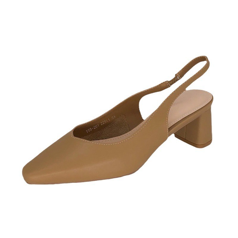 24HA118.23 - GIÀY CAO GÓT SANDAL CÔNG SỞ NỮ