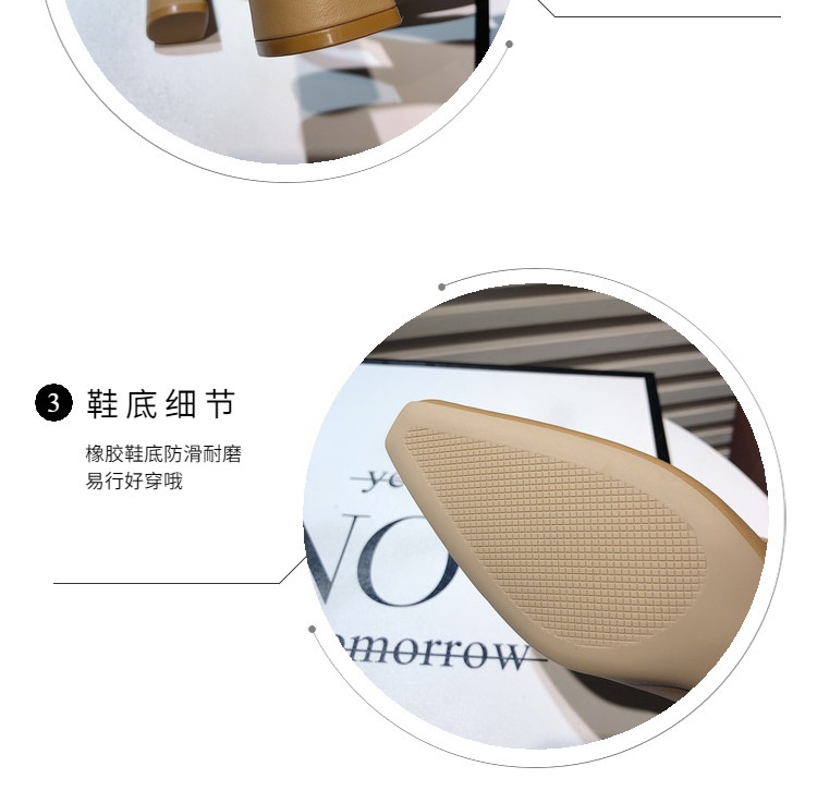 24HA118.23 - GIÀY CAO GÓT SANDAL CÔNG SỞ NỮ