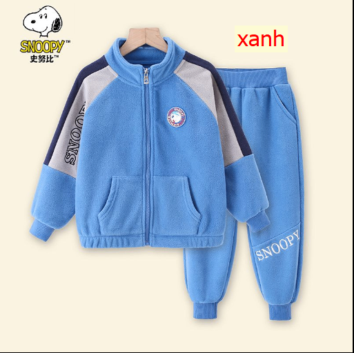 24HA118.29 - BỘ NỈ SNOOPY CHO BÉ