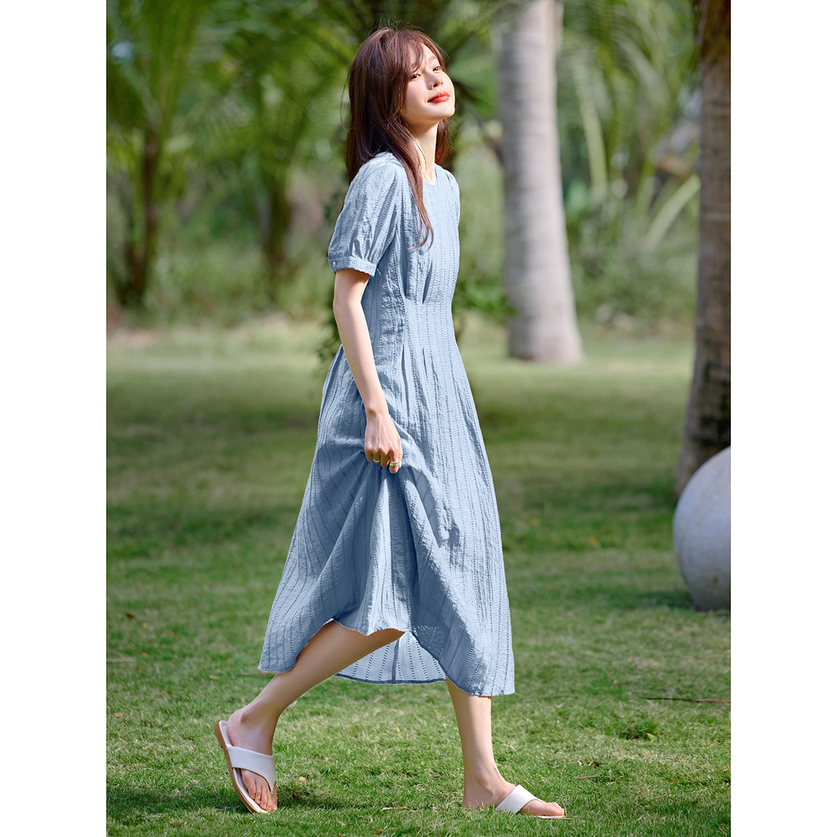 24HA118.02 - VÁY TENCEL NỮ
