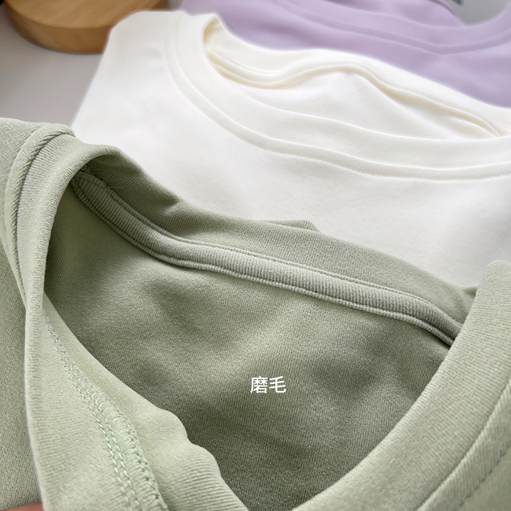 24HA118.10 - BỘ COTTON TRƠN DÀI TAY CHO NỮ