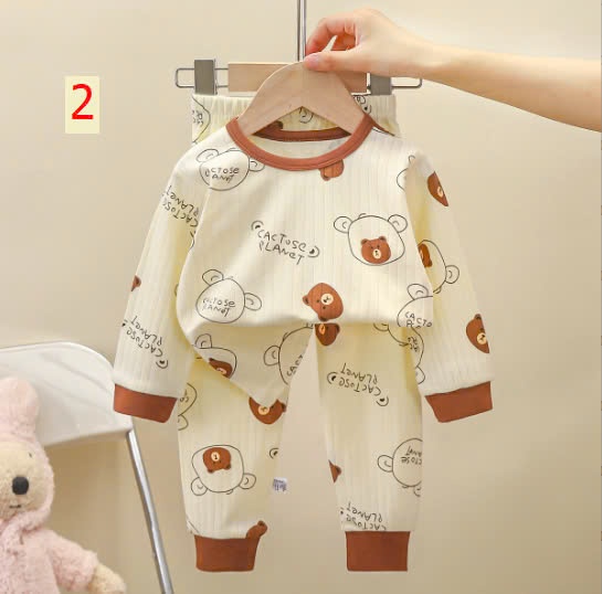 24HA138.11 - BỘ MẶC NHÀ THU ĐÔNG CHO BÉ