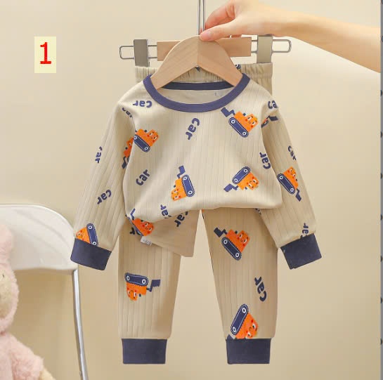 24HA138.11 - BỘ MẶC NHÀ THU ĐÔNG CHO BÉ