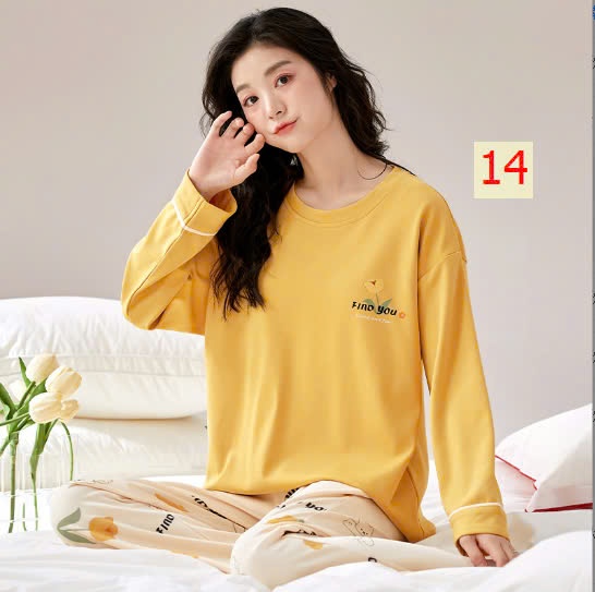 24HA148.08 - BỘ THU ĐÔNG MẶC NHÀ KÈM BRA