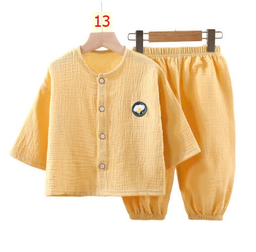 24HA148.20 - BỘ MẶC NHÀ CHẤT XÔ MUSLIN