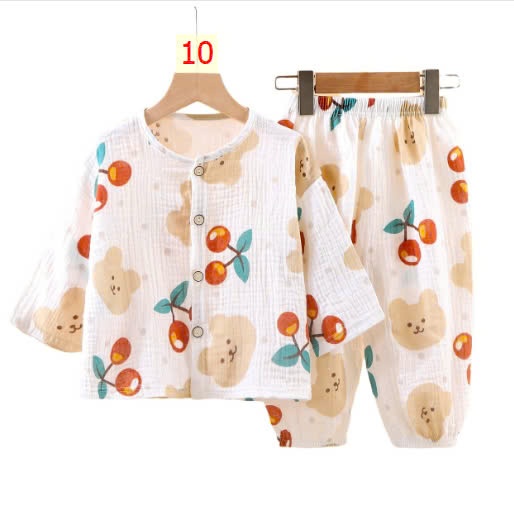 24HA148.20 - BỘ MẶC NHÀ CHẤT XÔ MUSLIN