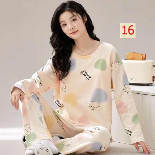 24HA148.08 - BỘ THU ĐÔNG MẶC NHÀ KÈM BRA