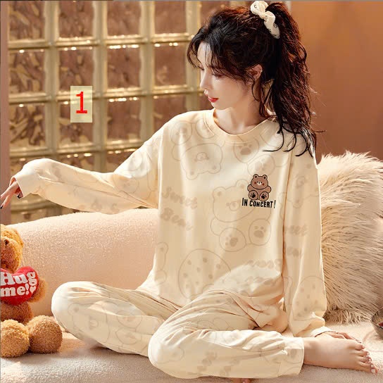 24HA148.08 - BỘ THU ĐÔNG MẶC NHÀ KÈM BRA