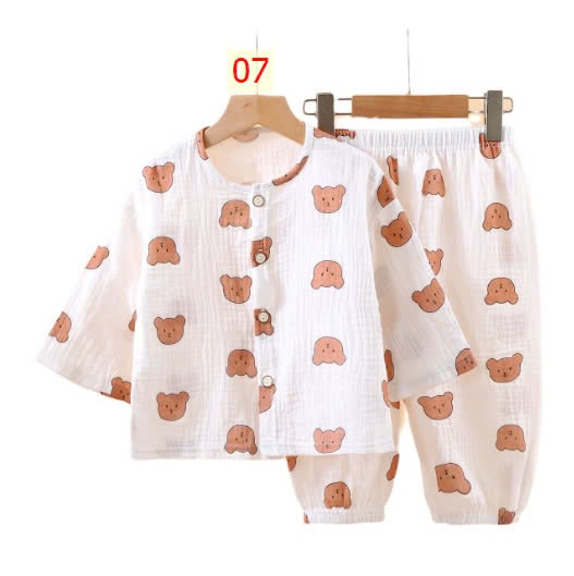 24HA148.20 - BỘ MẶC NHÀ CHẤT XÔ MUSLIN
