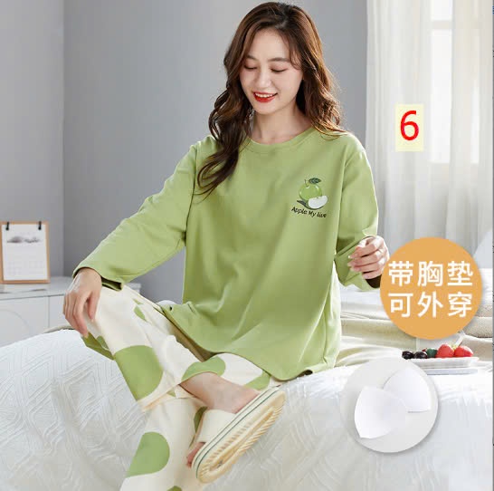 24HA148.08 - BỘ THU ĐÔNG MẶC NHÀ KÈM BRA