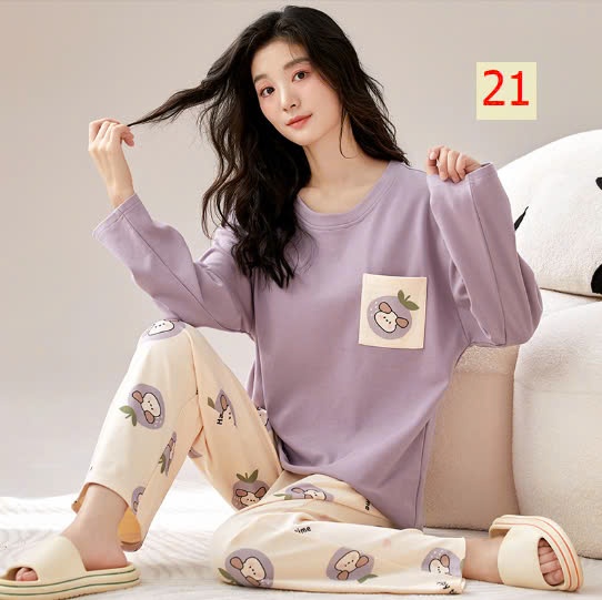 24HA148.08A - BỘ THU ĐÔNG MẶC NHÀ KÈM BRA
