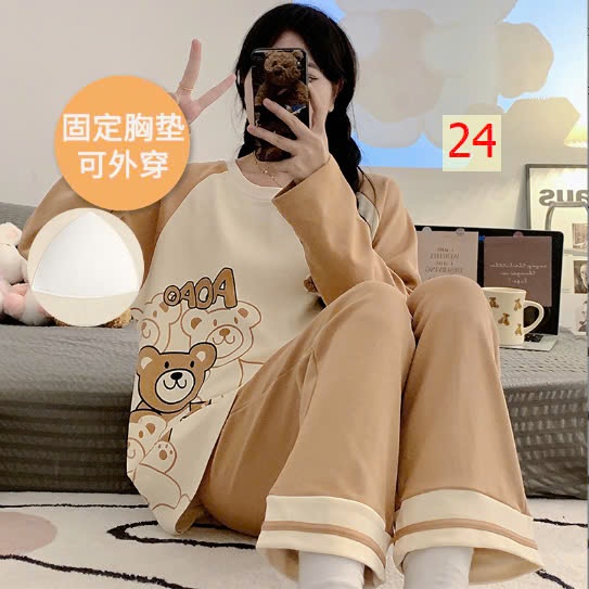 24HA148.08A - BỘ THU ĐÔNG MẶC NHÀ KÈM BRA