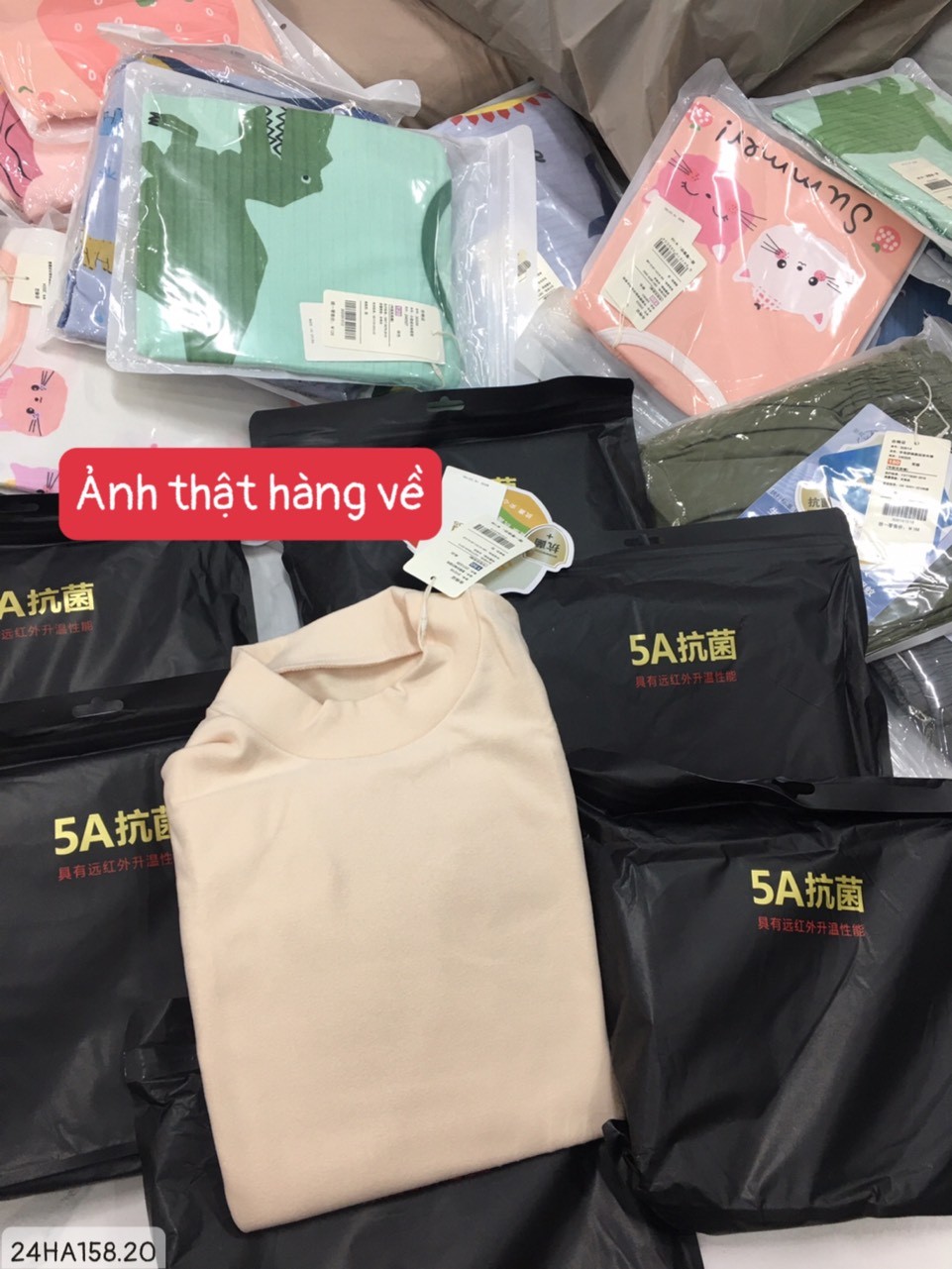 24HA158.20 - ÁO GIỮ NHIỆT 5A HÃNG MAMDADKIDS