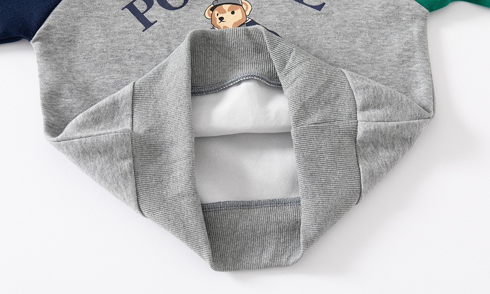 24HA158.26 - ÁO NỈ HODDIE HÌNH GẤU KACADY CHO BÉ