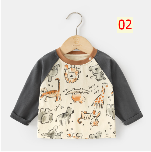 24HA158.09 - ÁO THU ĐÔNG HÌNH ĐỘNG VẬT CHO BÉ TRAI CUTE PANDA’S
