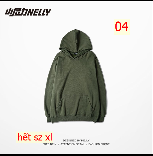 24HA168.11 - ÁO NỈ CÓ MŨ NAM NỮ NELLY