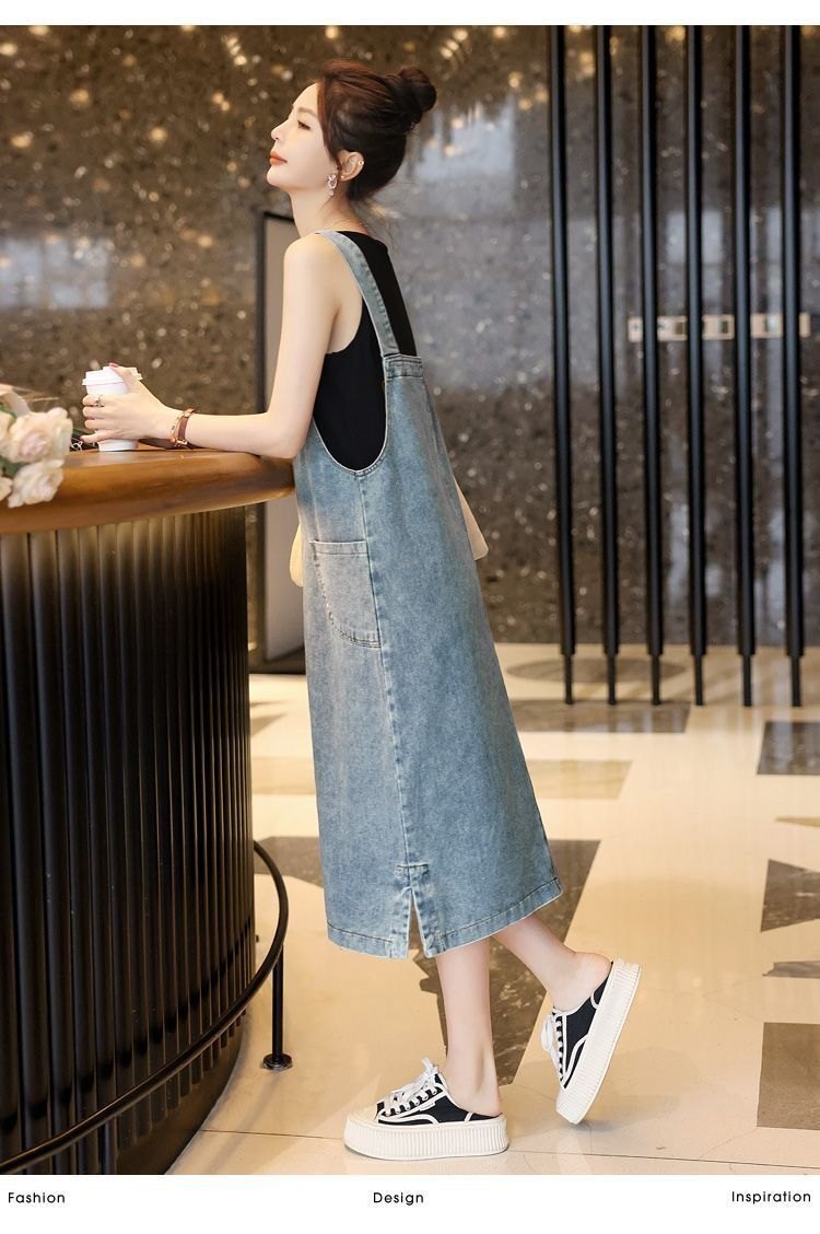 24HA168.13 - VÁY YẾM JEAN NỮ