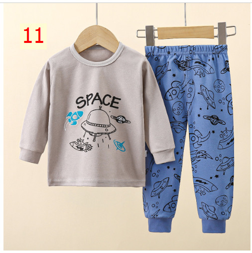 24HA178.23 - SET 2 BỘ COTTON MẶC NHÀ CHO BÉ
