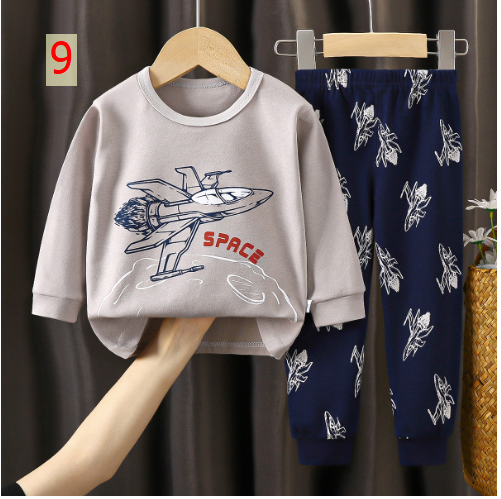 24HA178.23 - SET 2 BỘ COTTON MẶC NHÀ CHO BÉ