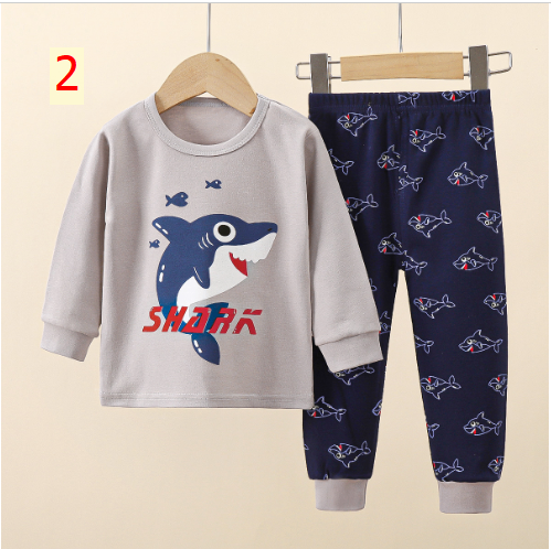 24HA178.23 - SET 2 BỘ COTTON MẶC NHÀ CHO BÉ