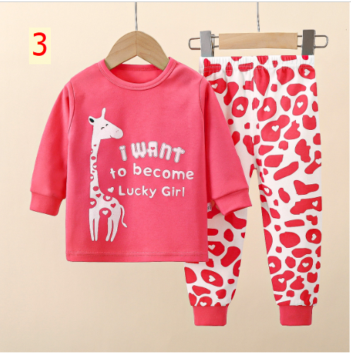 24HA178.23 - SET 2 BỘ COTTON MẶC NHÀ CHO BÉ