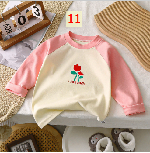 24HA178.25 - SET 2 ÁO COTTON CHO BÉ
