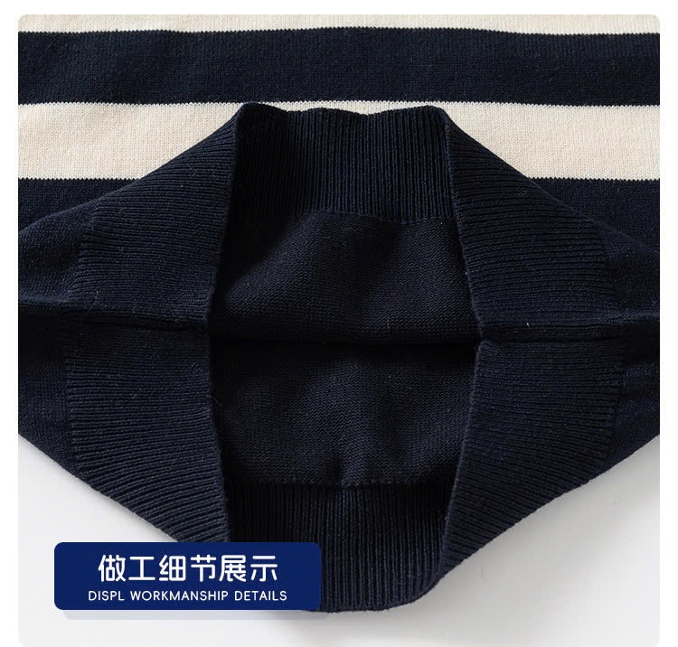 24HA188.08- ÁO LEN CỔ ĐỨC BÉ TRAI