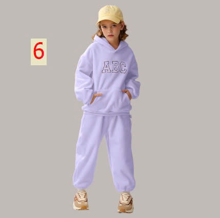 24HA188.30 - BỘ NỈ LÔNG CỪU ABC CHO BÉ